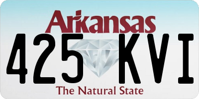 AR license plate 425KVI