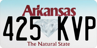AR license plate 425KVP
