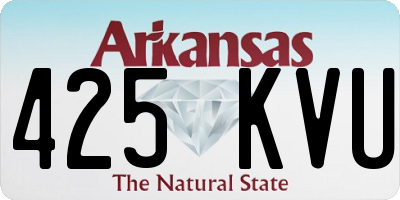 AR license plate 425KVU