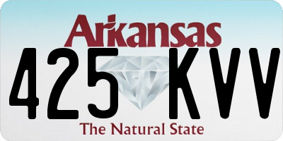 AR license plate 425KVV