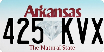 AR license plate 425KVX