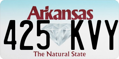 AR license plate 425KVY