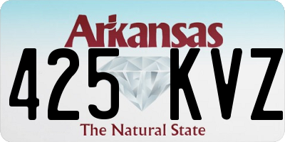 AR license plate 425KVZ