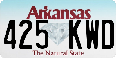 AR license plate 425KWD