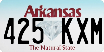 AR license plate 425KXM