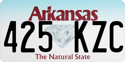 AR license plate 425KZC