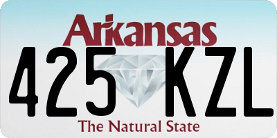 AR license plate 425KZL