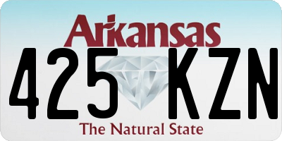 AR license plate 425KZN