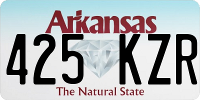 AR license plate 425KZR