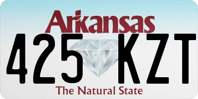 AR license plate 425KZT