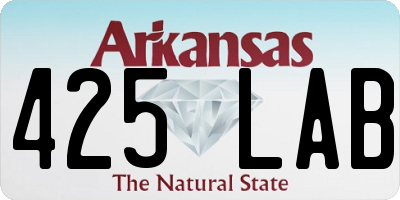 AR license plate 425LAB