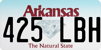 AR license plate 425LBH