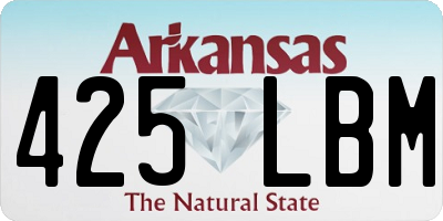 AR license plate 425LBM