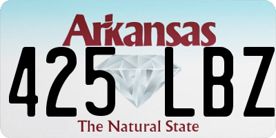AR license plate 425LBZ