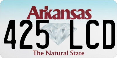 AR license plate 425LCD