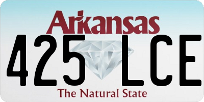 AR license plate 425LCE