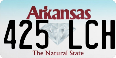 AR license plate 425LCH