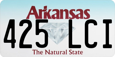 AR license plate 425LCI