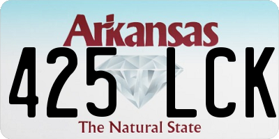 AR license plate 425LCK
