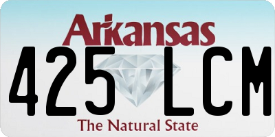 AR license plate 425LCM