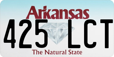 AR license plate 425LCT