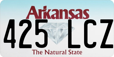 AR license plate 425LCZ