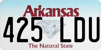 AR license plate 425LDU