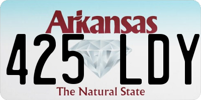 AR license plate 425LDY