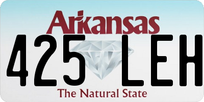 AR license plate 425LEH