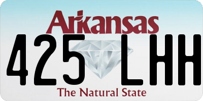 AR license plate 425LHH