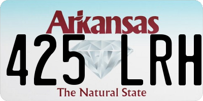 AR license plate 425LRH