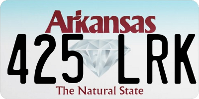 AR license plate 425LRK