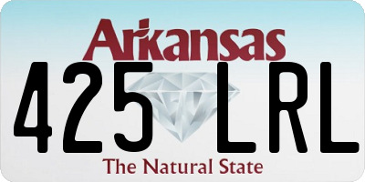 AR license plate 425LRL