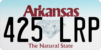 AR license plate 425LRP