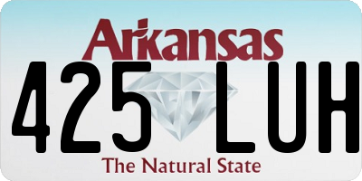 AR license plate 425LUH