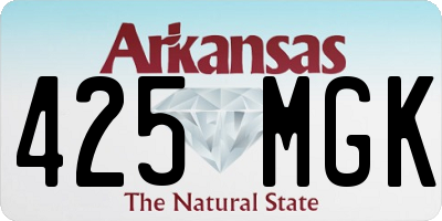 AR license plate 425MGK