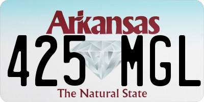 AR license plate 425MGL