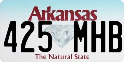 AR license plate 425MHB