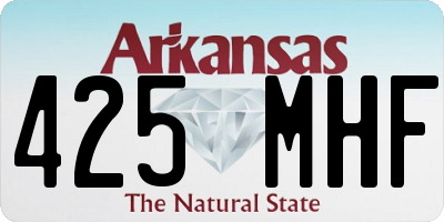 AR license plate 425MHF