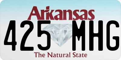 AR license plate 425MHG
