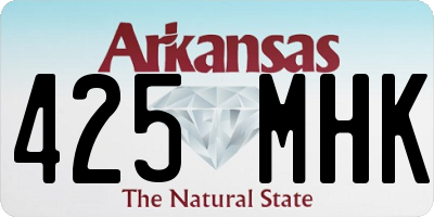 AR license plate 425MHK