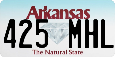 AR license plate 425MHL