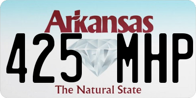 AR license plate 425MHP
