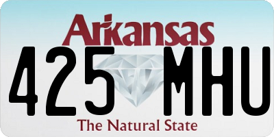 AR license plate 425MHU