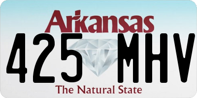 AR license plate 425MHV