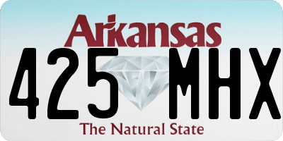 AR license plate 425MHX