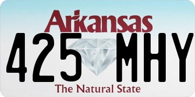 AR license plate 425MHY