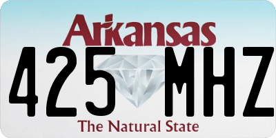 AR license plate 425MHZ