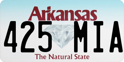 AR license plate 425MIA