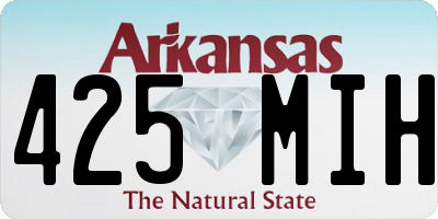 AR license plate 425MIH